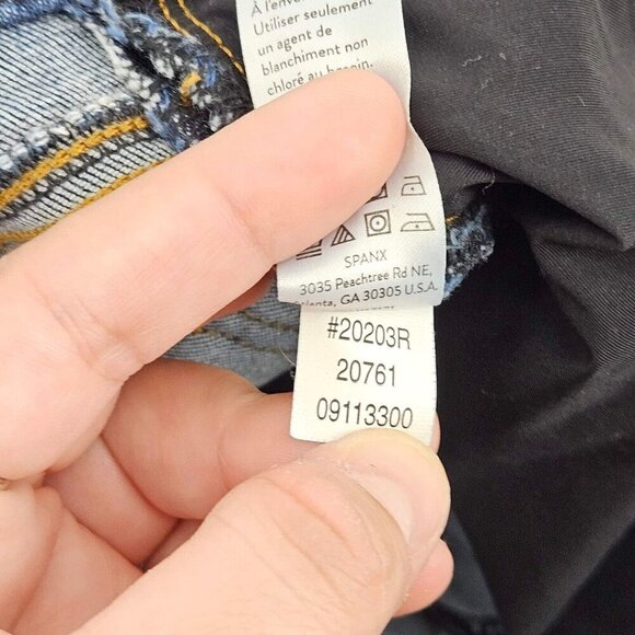 Spanx Distressed Ankle Skinny Jean Denim Legging Medium Wash Women’s Size M - Picture 8 of 11